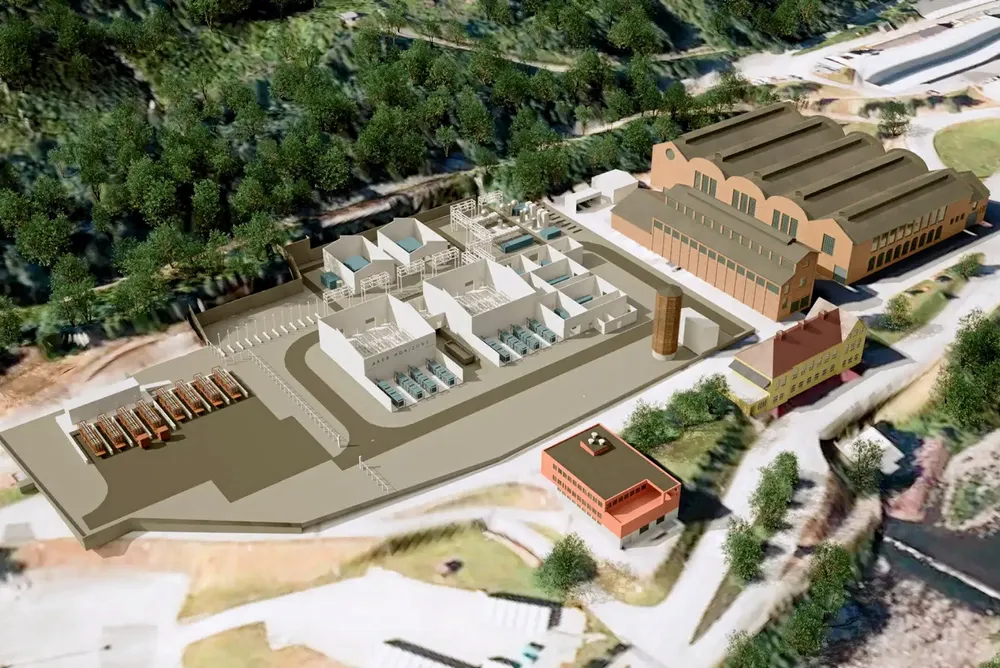 An illustration of the Rjukan project.
