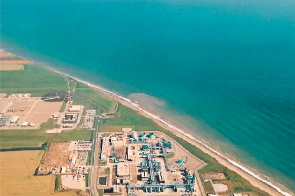 Shore reception: Perenco’s Dimlington terminal on the east coast of Scotland.