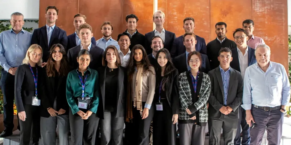 Senior Clarksons staff welcomed the 22 new tanker trainees in London.
