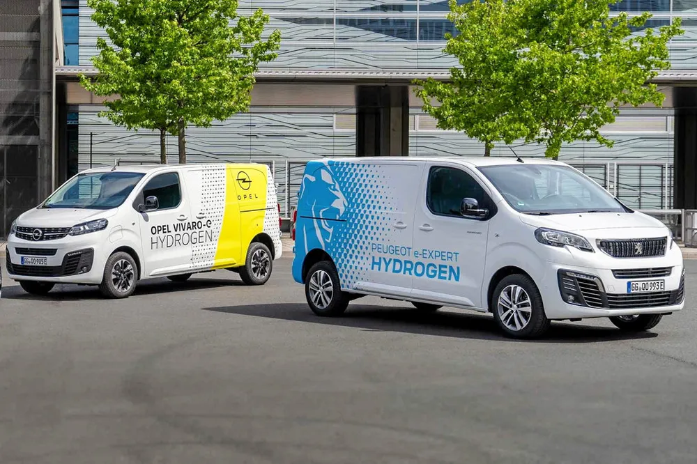 Hydrogen vehicles produced by Stellantis.