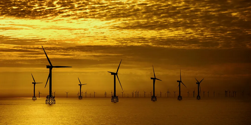 Thorntonbank offshore wind farm off the Belgian coast