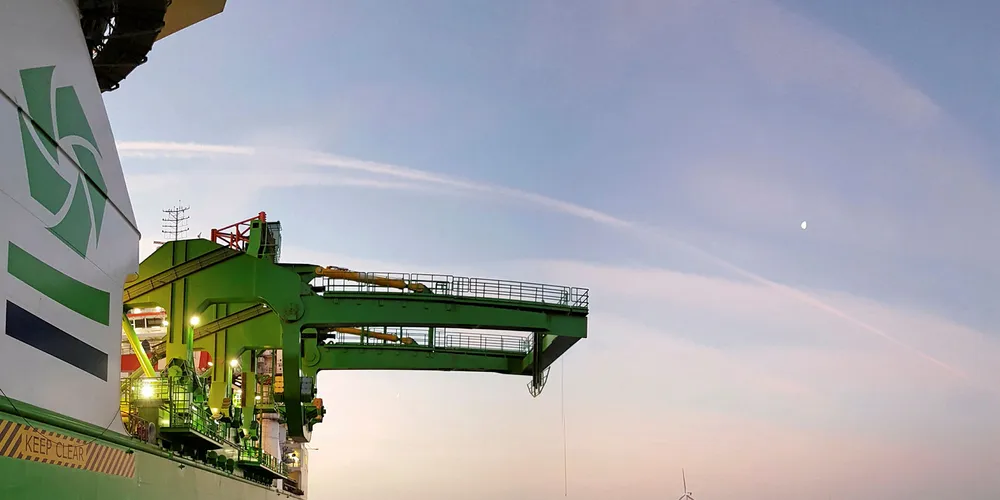 GeoSea jack-up vessel at work on Galloper offshore wind farm