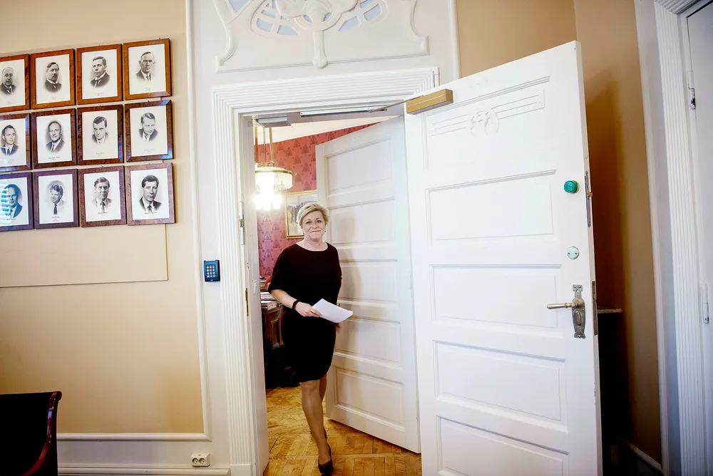 Vi går inn i en tid hvor det er strammere handlingsrom enn før, advarer Siv Jensen før denne ukens budsjettforhandlinger starter på Hurdal.
