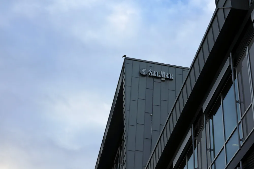 Salmar sitt kontor på Brattørkaia i Trondheim.