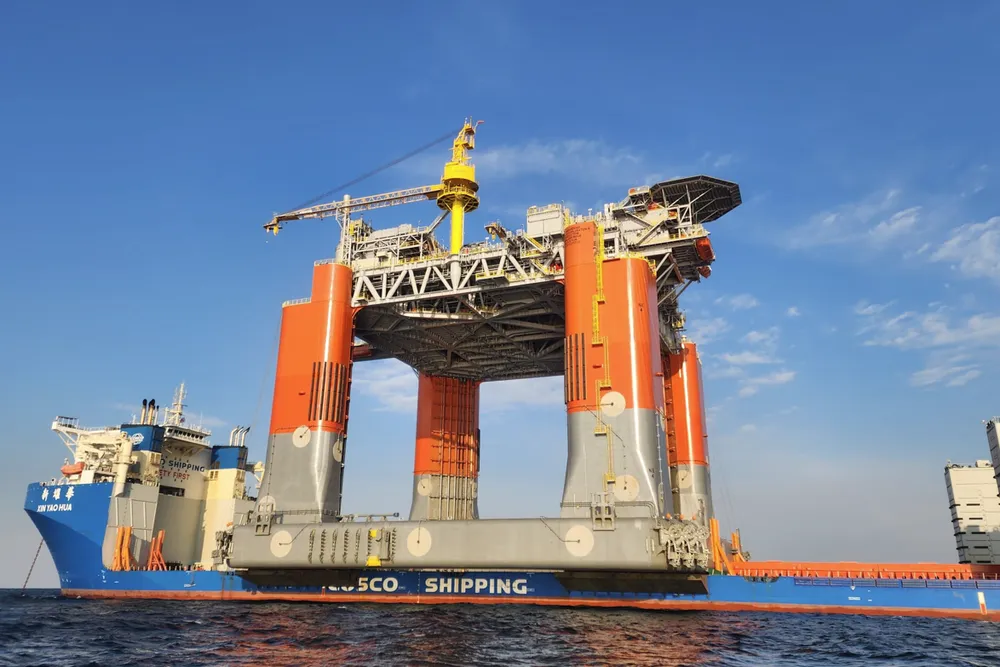 Beacon Offshore Energy's Shenandoah floating production system (FPS) in the US Gulf