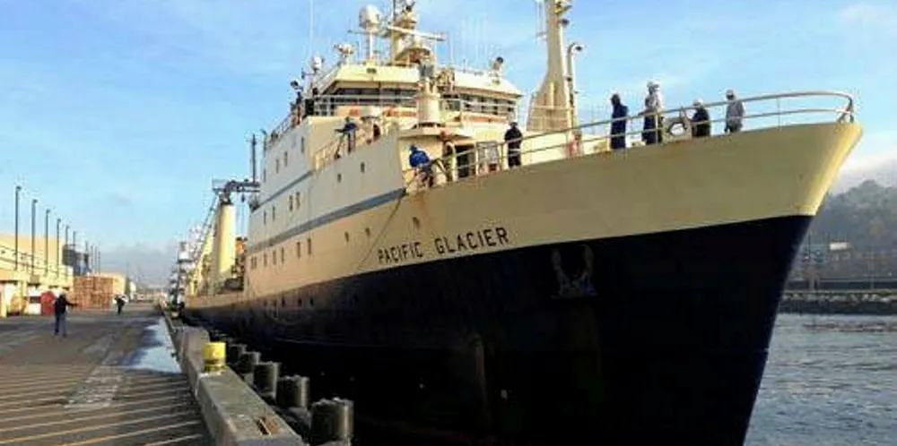 Glacier's Pacific Glacier vessel.
