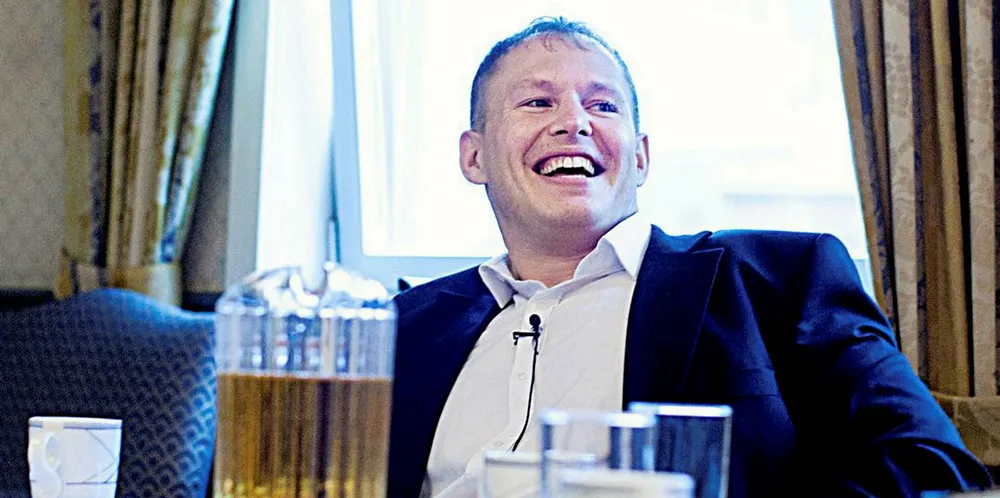 Mowi CEO Ivan Vindheim saw his company's shares recover on the Oslo Stock Exchange, along with other major salmon farming companies after a coronavirus panic tanked global markets on March 12, 2020.