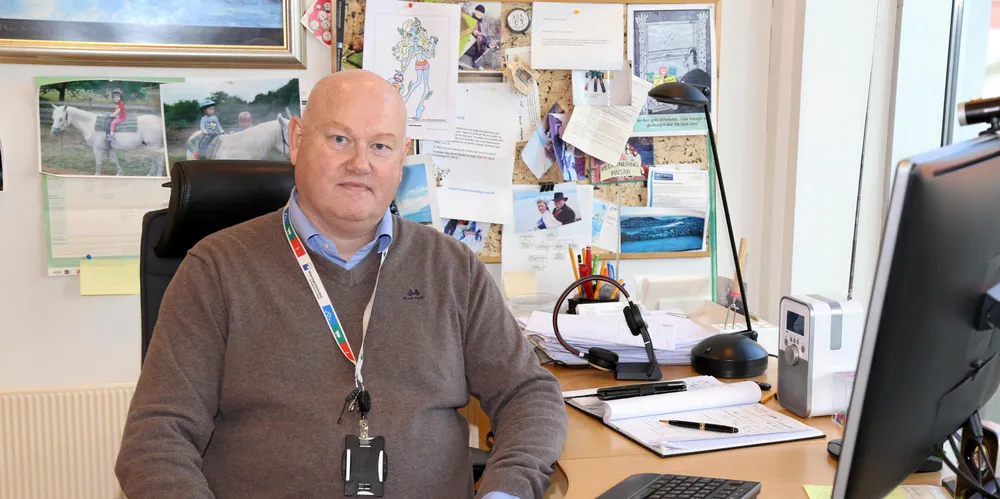 Veterinærinstituttet Harstad, gjester ved åpningen av digital patologi. Leder Geir Bornø.