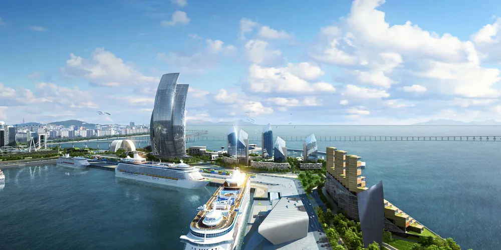 Port of Incheon, South Korea's third-largest city