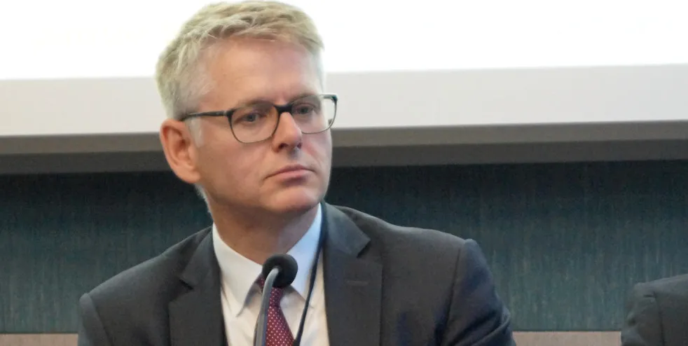 Martin Fothergill, 8F co-founder, at the IntraFish Seafood Investor Forum in London.