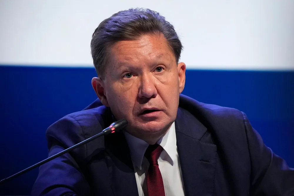 Russia's Gazprom executive chairman Alexei Miller