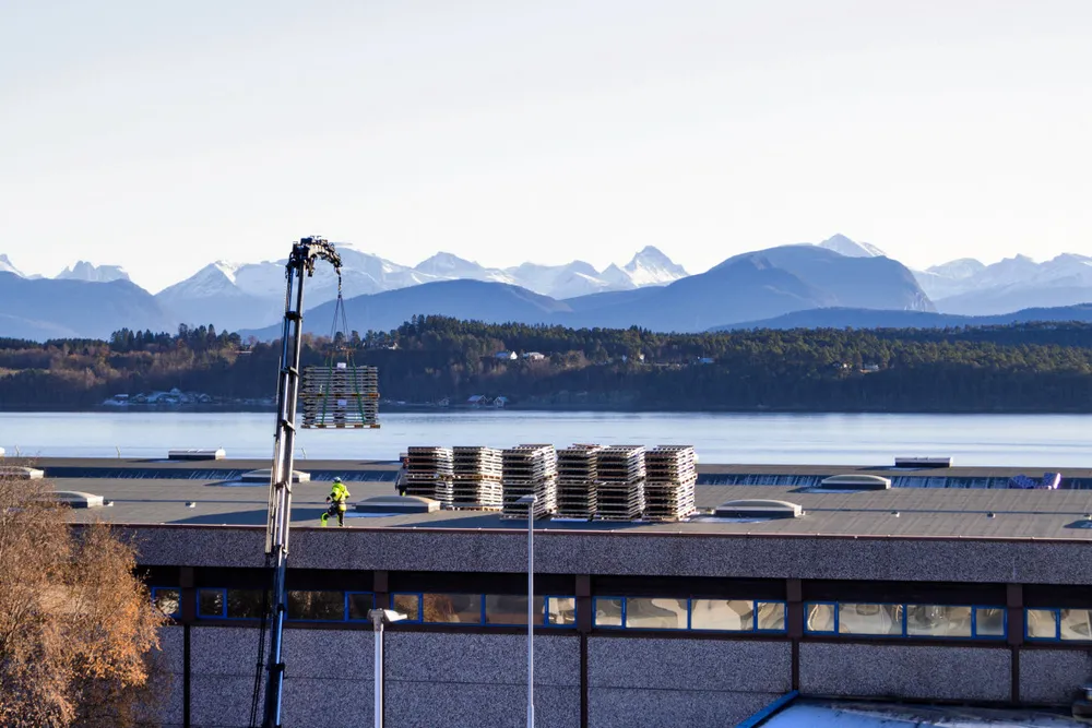 Monteringsarbeid i Molde.