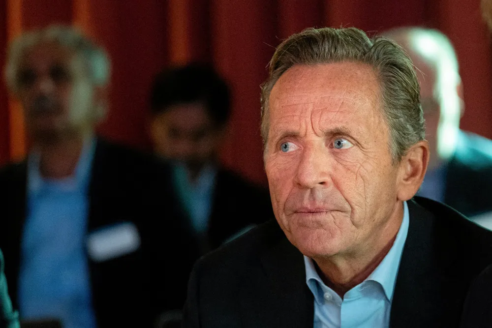 Shipowner Arne Blystad is poised to splash about $130m on three feeder container ships.