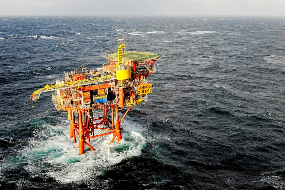 Field redevelopment work: the existing Hod unmanned platform
