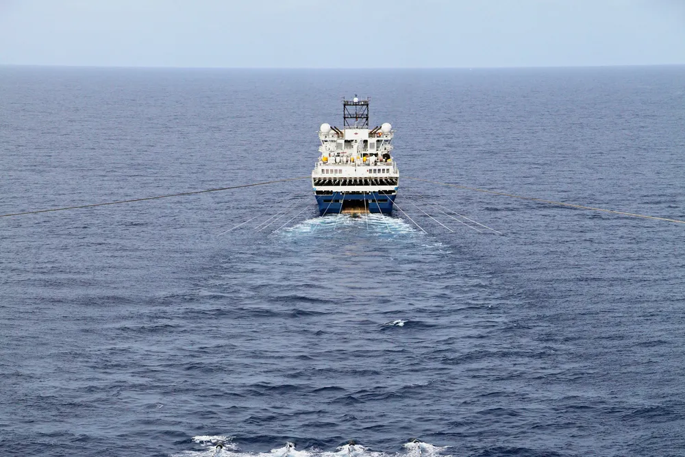 To the sea: CGG will be working a trio of seismic imaging projects in the deep-water Gulf of Mexico and offshore Trinidad & Tobago for BP this year