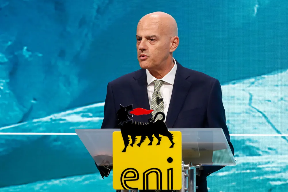 Congo milestone: Eni chief executive Claudio Descalzi.