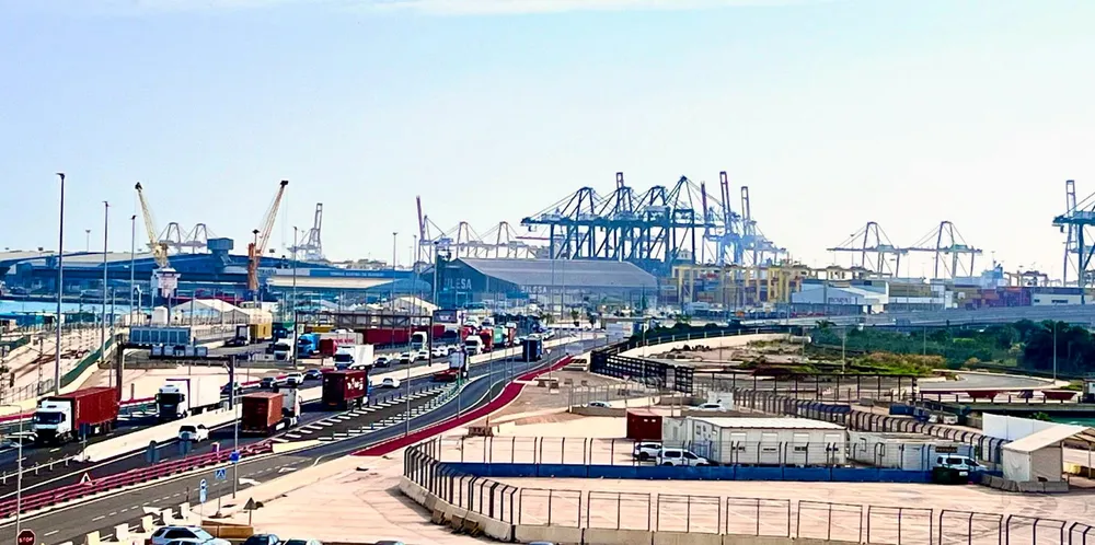 The Port of Valencia is reopening container terminals after the devastating flash floods.
