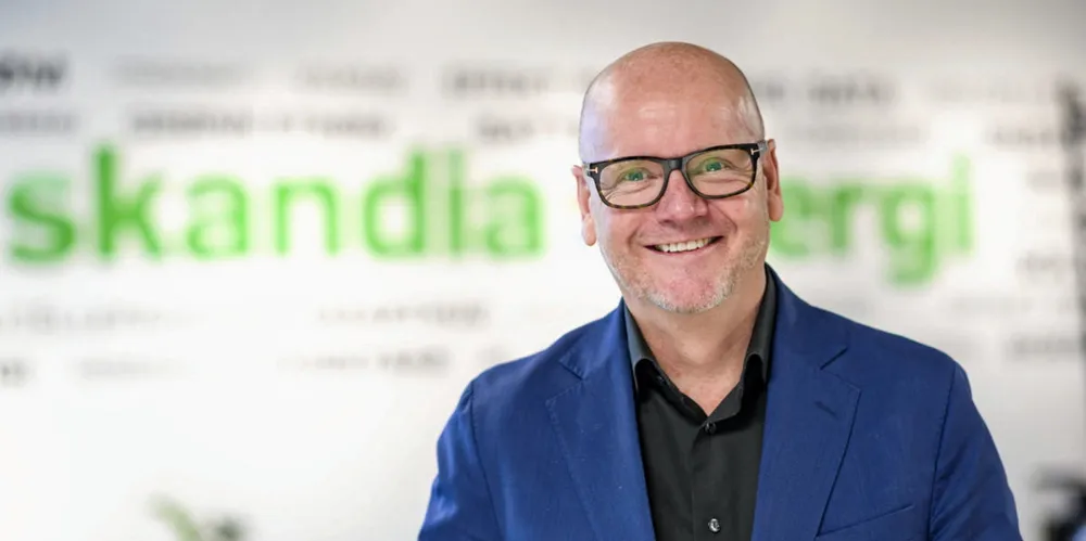 Gunnar Norheim, sjef i Skandia Greenpower, planlegger å lansere strømproduktet "NextGen" i november.