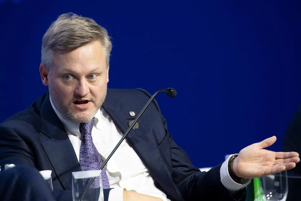 Kaskida goal: BP chief executive Murray Auchincloss.