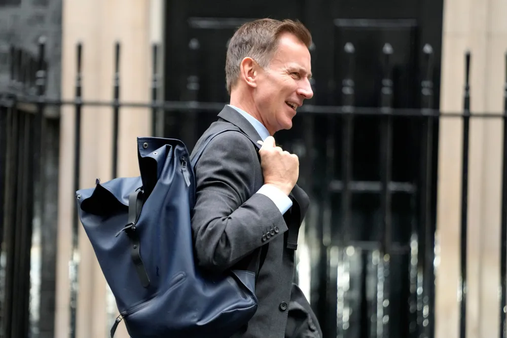 Heavy burden: British Chancellor of the Exchequer Jeremy Hunt.