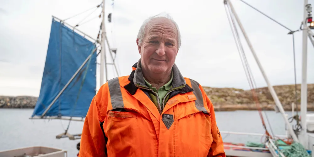 Gunnar Johansen, leder i Vikna og omegn Fiskarlag.