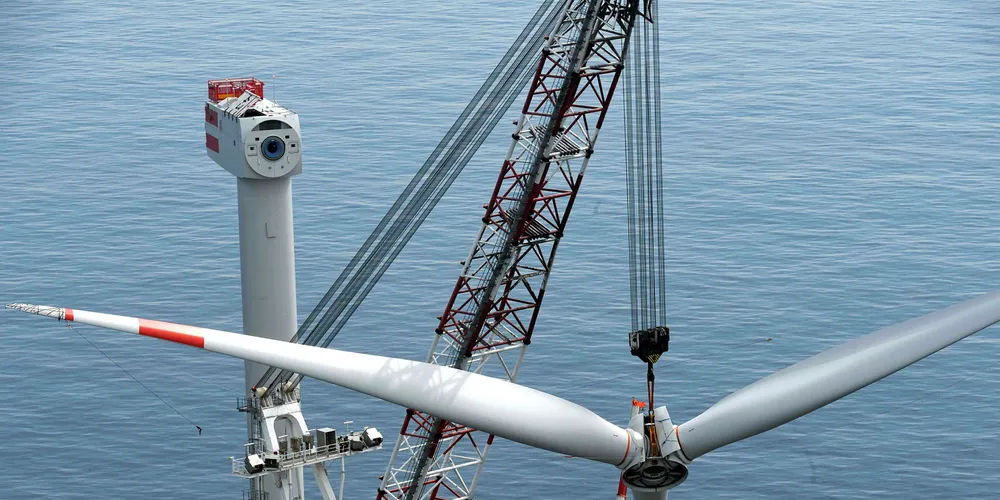 Northland's Nordsee One project under construction off Germany