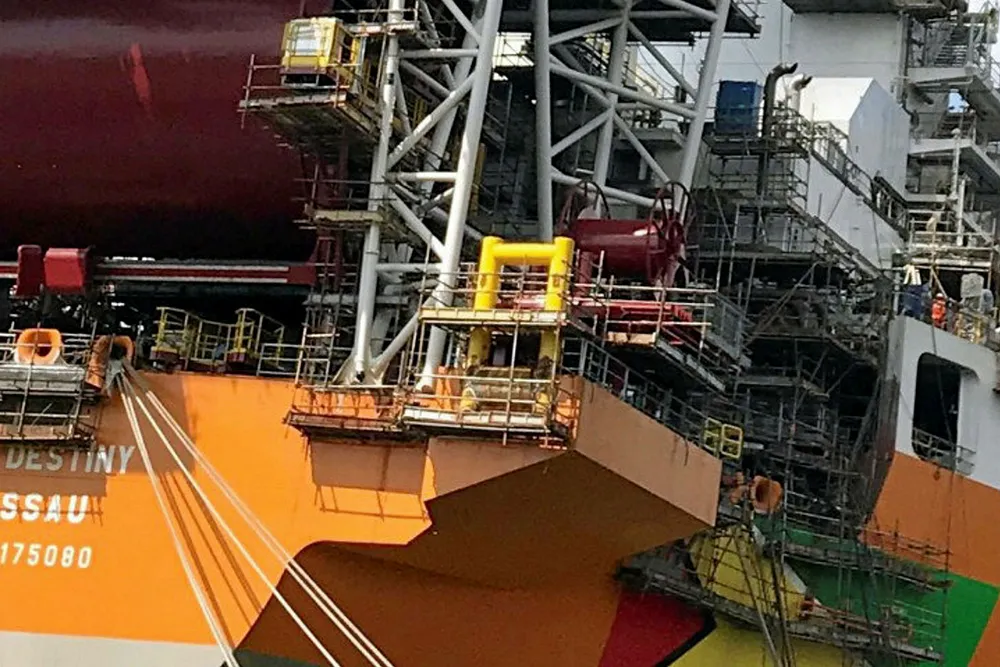 Second award: SBM is already proviced the Liza Destiny FPSO for the first phase of development at Liza