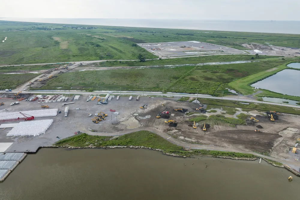 Site work has begun at CP2, Venture Global's third LNG export terminal in the US.