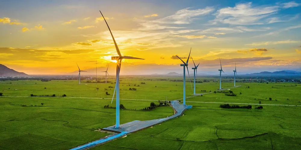 Wind farm with Siemens Gamesa turbines in Vietnam