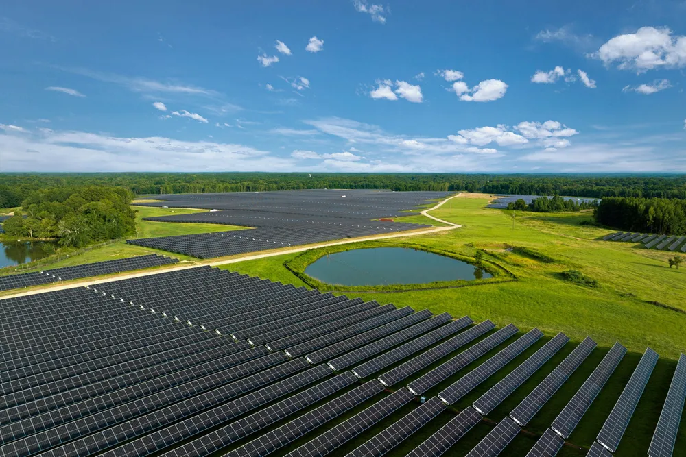 A Pine Gate Renewables solar project.
