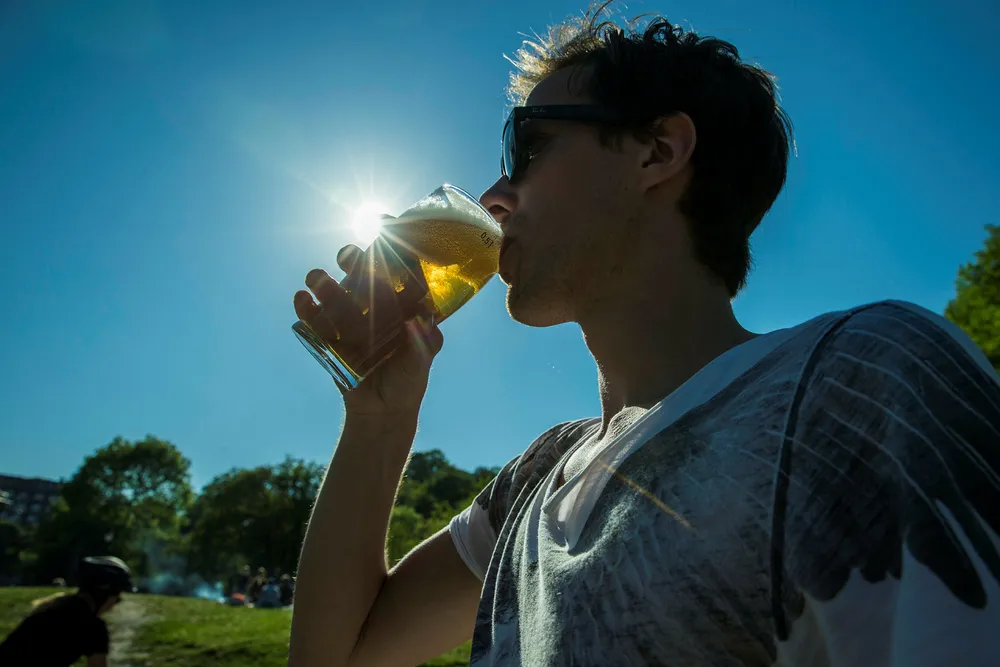 Mange studenter drikker for mye.