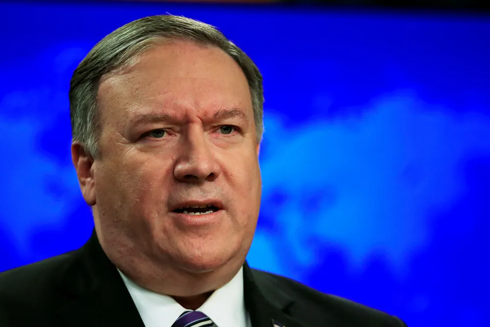 USAs utenriksminister Mike Pompeo med krass karakteristikk av regimet i Iran.