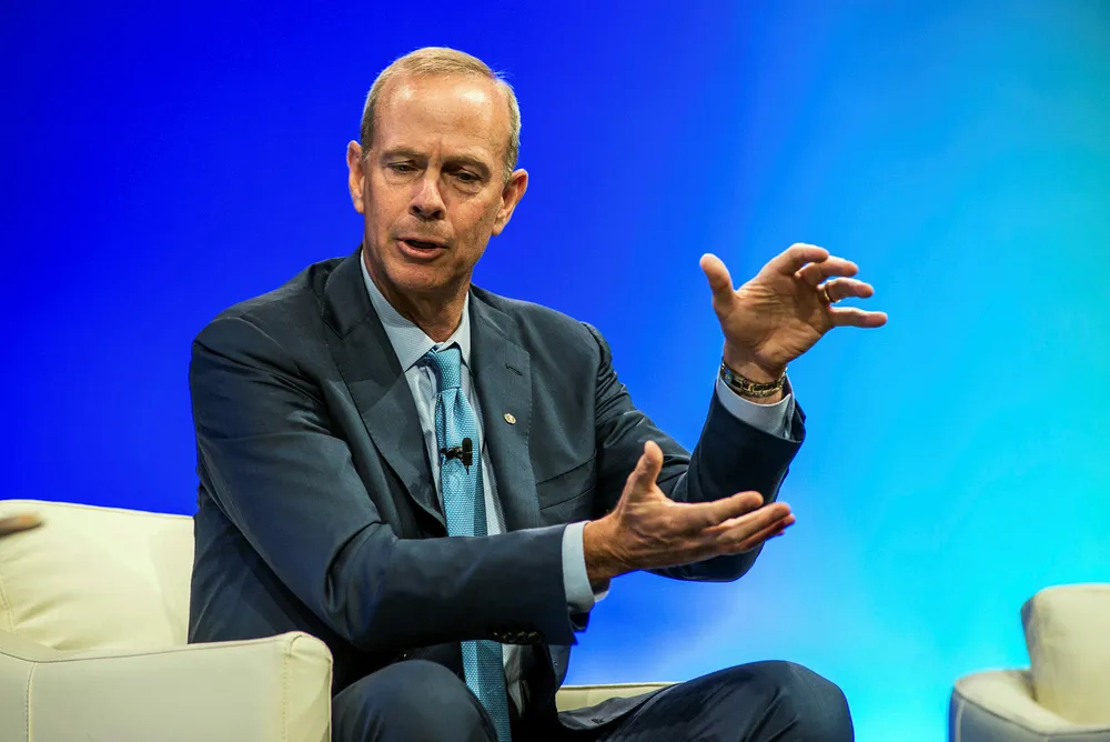 Chevron chief executive Mike Wirth