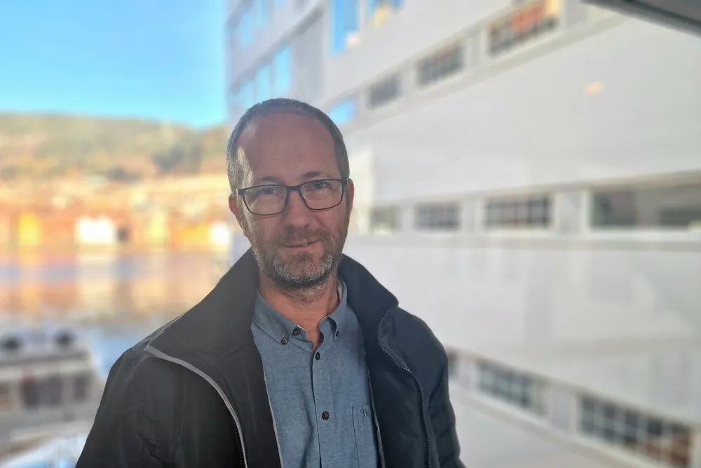 Geir Stuve Rommetveit under reguleringsmøtet i Bergen i 2024.