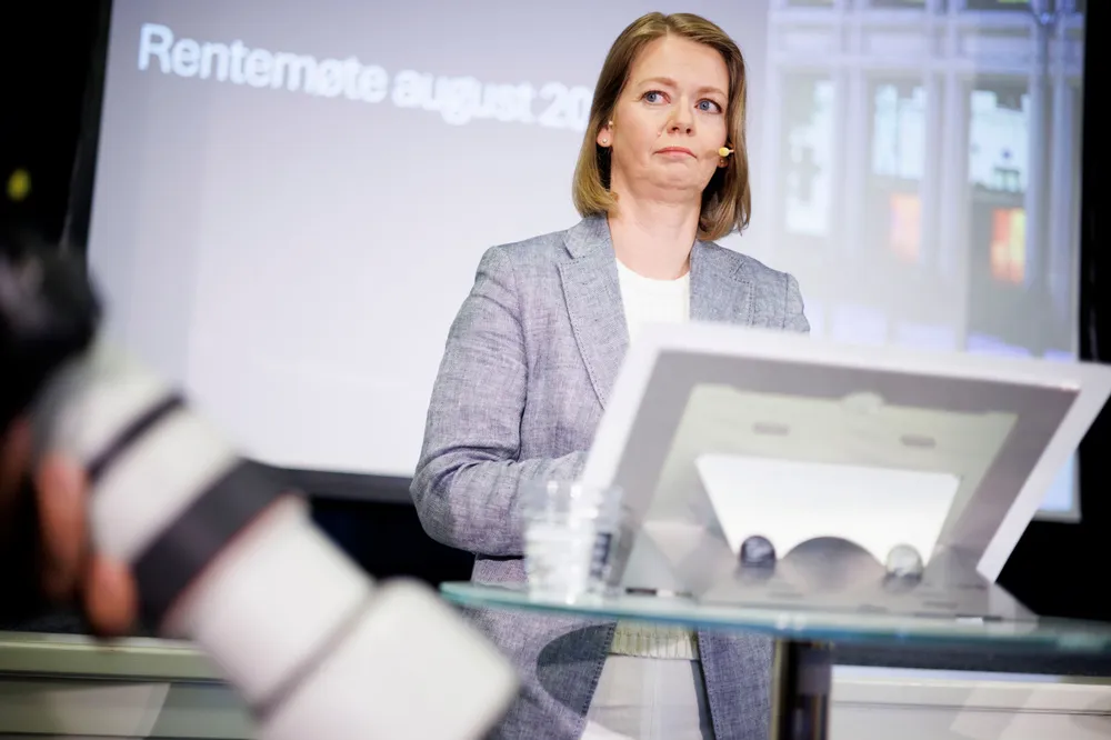 Sentralbanksjef Ida Wolden Bache.