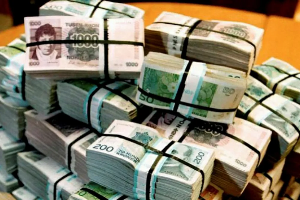 Spending up: off Norway