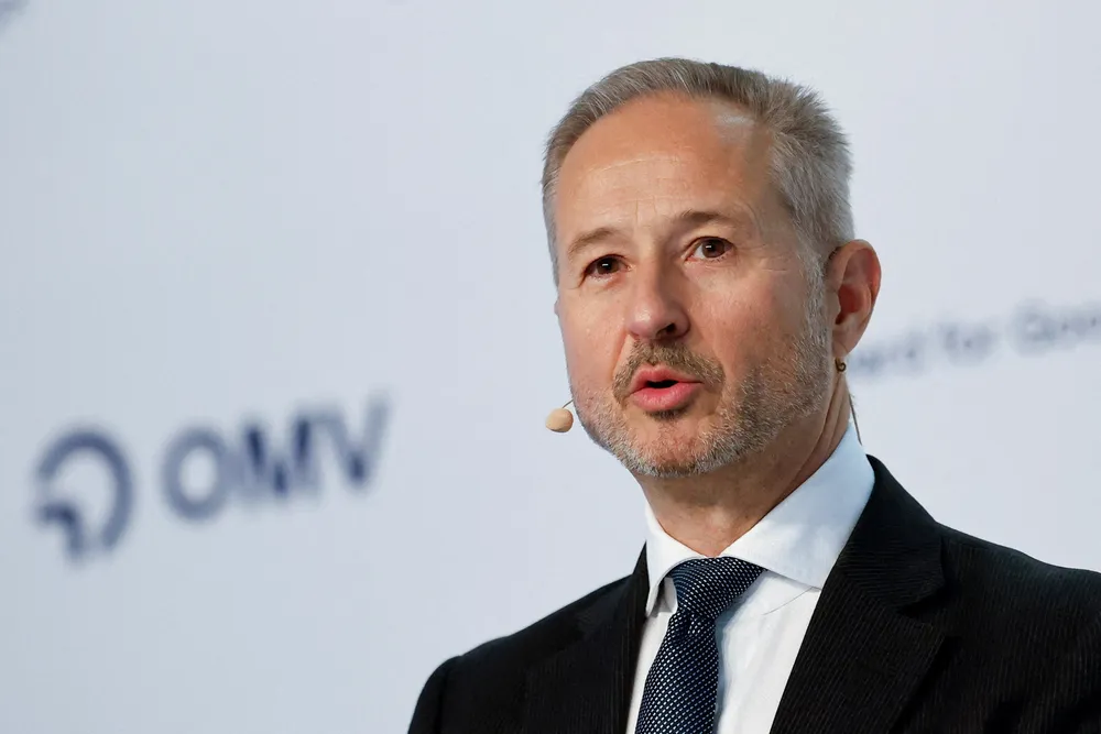 OMV chief executive Alfred Stern.