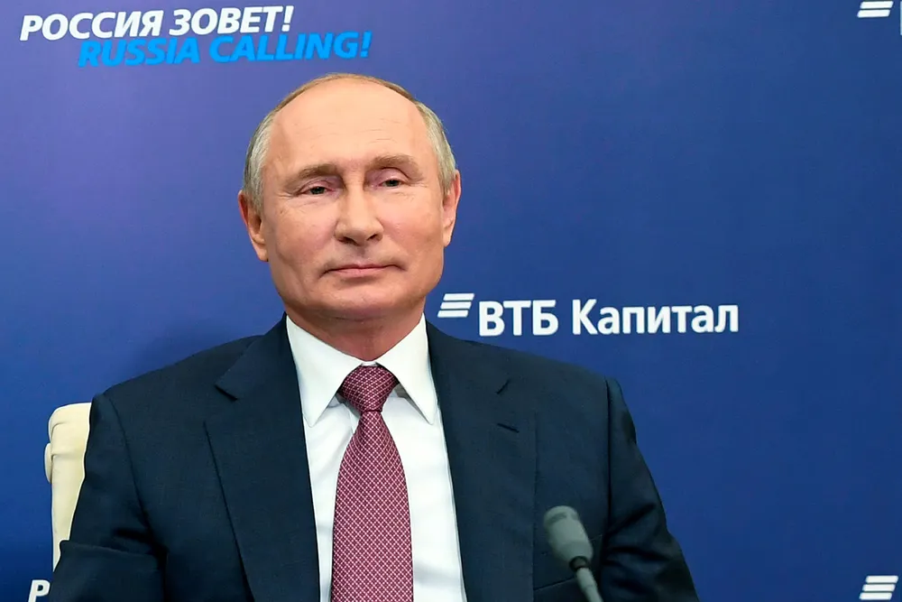 Greenfield investments wanted: Russian President Vladimir Putin speaking at the Russia Calling! forum in Moscow