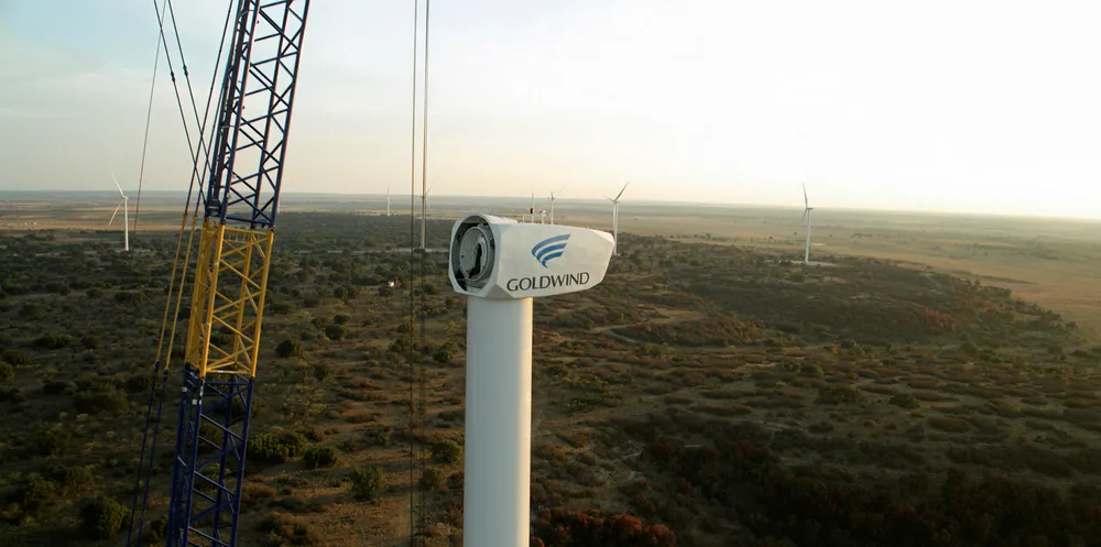 Goldwind is already active in the US.