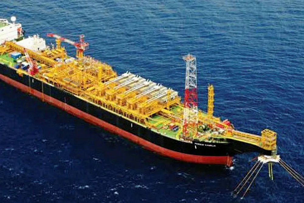 Laid up in Johor, Malaysia: the FPSO Perisai Kamelia