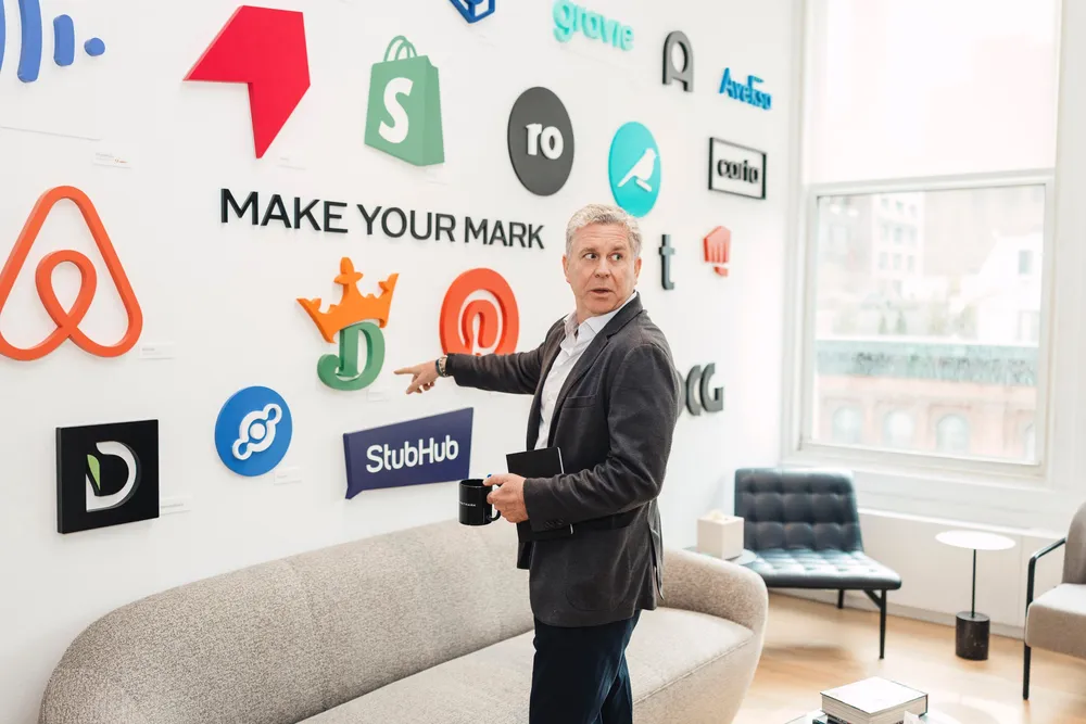 Teknologiinvestor Rick Heitzmann i Firstmark Capital har vært med på oppstarten av flere kjente merkevarer i USA, som Airbnb, Pinterest og Shopify. – Mange er usikre på hvordan de skal reagere, sier han om stemningen under børsuroen.