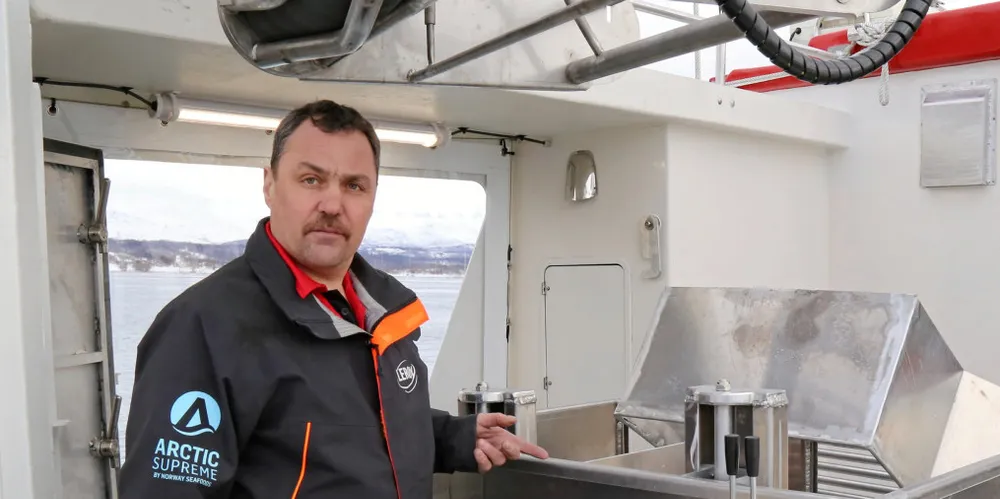 «Sundsbøen»-reder Finn Tore Frantzen mener for mange fiskere jakter på kongekrabbe på begrensede felt utenfor og vest for Båtsfjord.