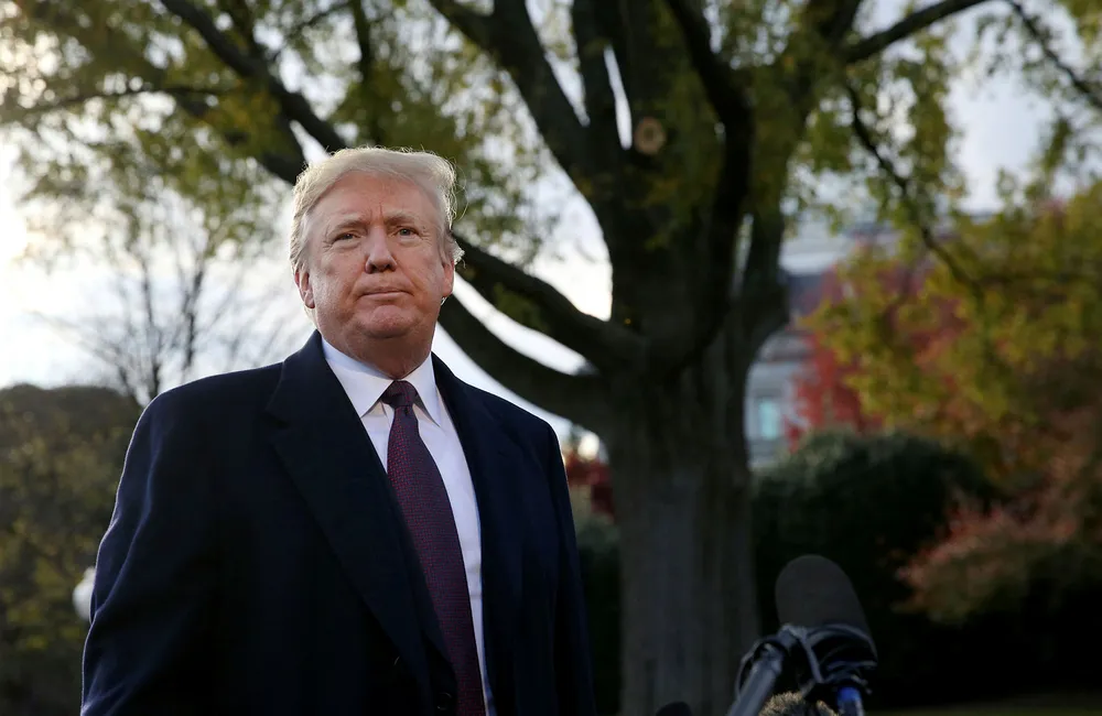 Donald Trump kritiseres av partifeller for holdningen overfor Saudi-Arabia.