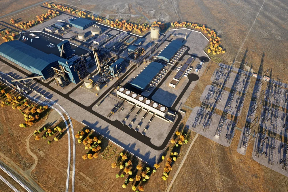 Rendering of Atlas Agro's proposed $1.5bn green fertiliser plant in Washington State in the PNWH2 Hub