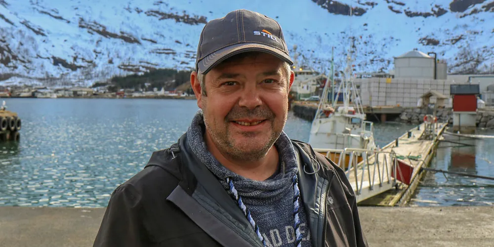 TOK MED EGEN FLÅTE: Frank Magne Hansen er daglig leder for fiskemottak og videreforedlingsdelen av Nergård på Senja.