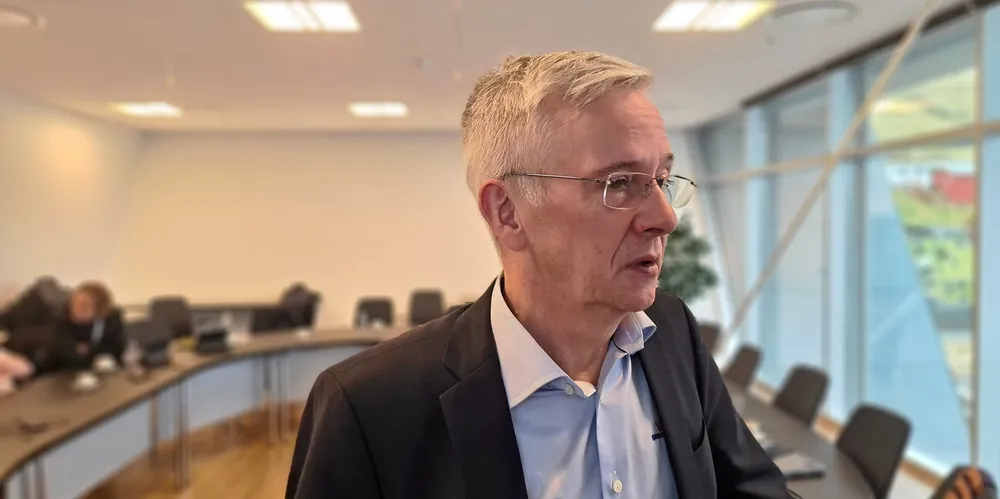 Konsernsjef Regin Jacobsen i Bakkafrost. Her på selskapets hovedkontor i Glyvrar, Færøyene.