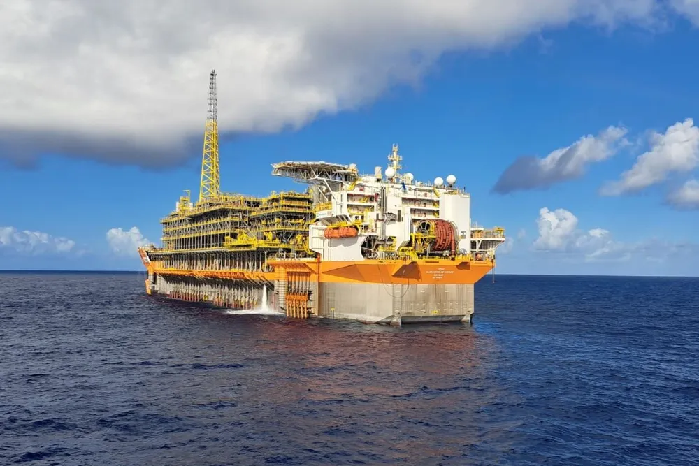 The Alexandre de Gusmao FPSO in the Mero pre-salt field offshore Brazil.