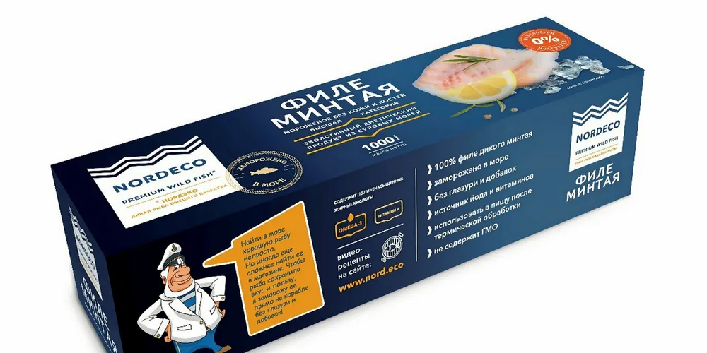 One of Russian Fishery's value added pollock items for the domestic market.