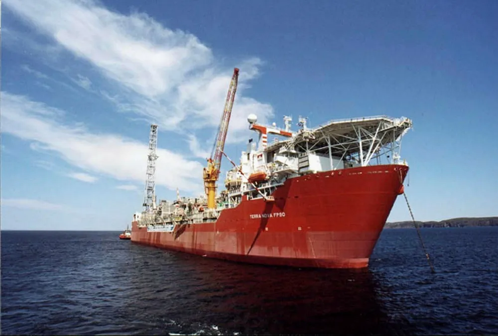 Suncor: Terra Nova floating production, storage and offloading vessel has slowly resumed production
