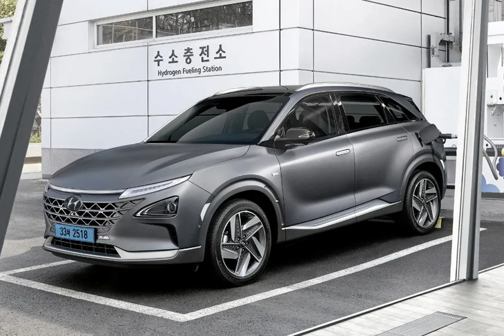 A Hyundai Nexo FCEV in South Korea.